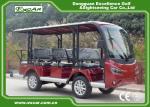 Eco Friendly Electric Tourist Car Black 14 Seats High Frequency Onboard Charger