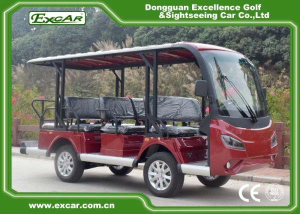 Buy cheap Eco Friendly Electric Tourist Car Black 14 Seats High Frequency Onboard Charger from wholesalers