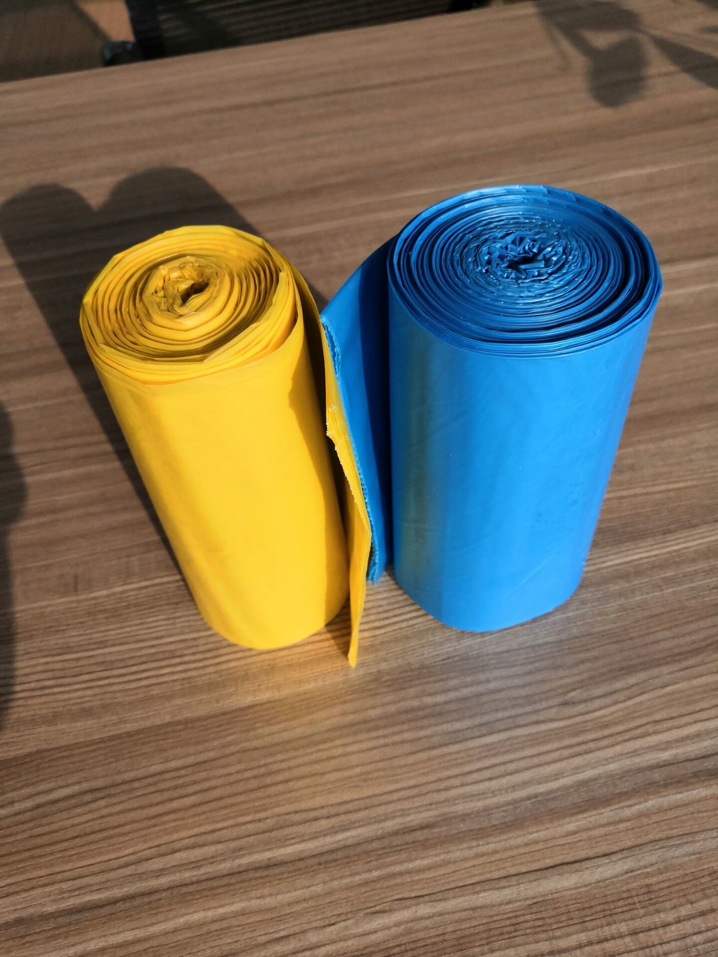 Disposable Plastic Garbage Bags High Density Or Low Density Polyethylene Material