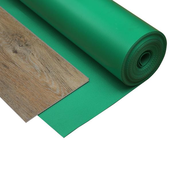 Buy cheap 1.5mm Green IXPE Vinyl Floor Underlay Roll SPC Flooring from wholesalers