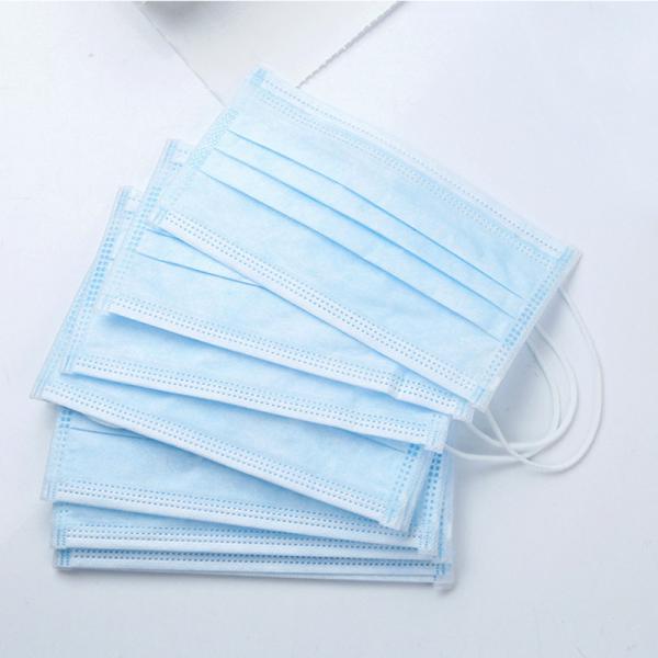 Highly Breathable Disposable Earloop Face Mask 3 Ply Protection Non Woven Face