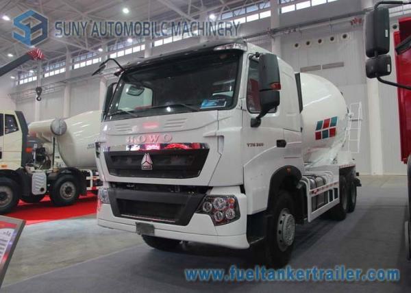 Buy cheap Hydraulic 10 Cbm Cement Mixer Truck HOWO T7H 360 Hp 6X4 ZF Reducer from wholesalers