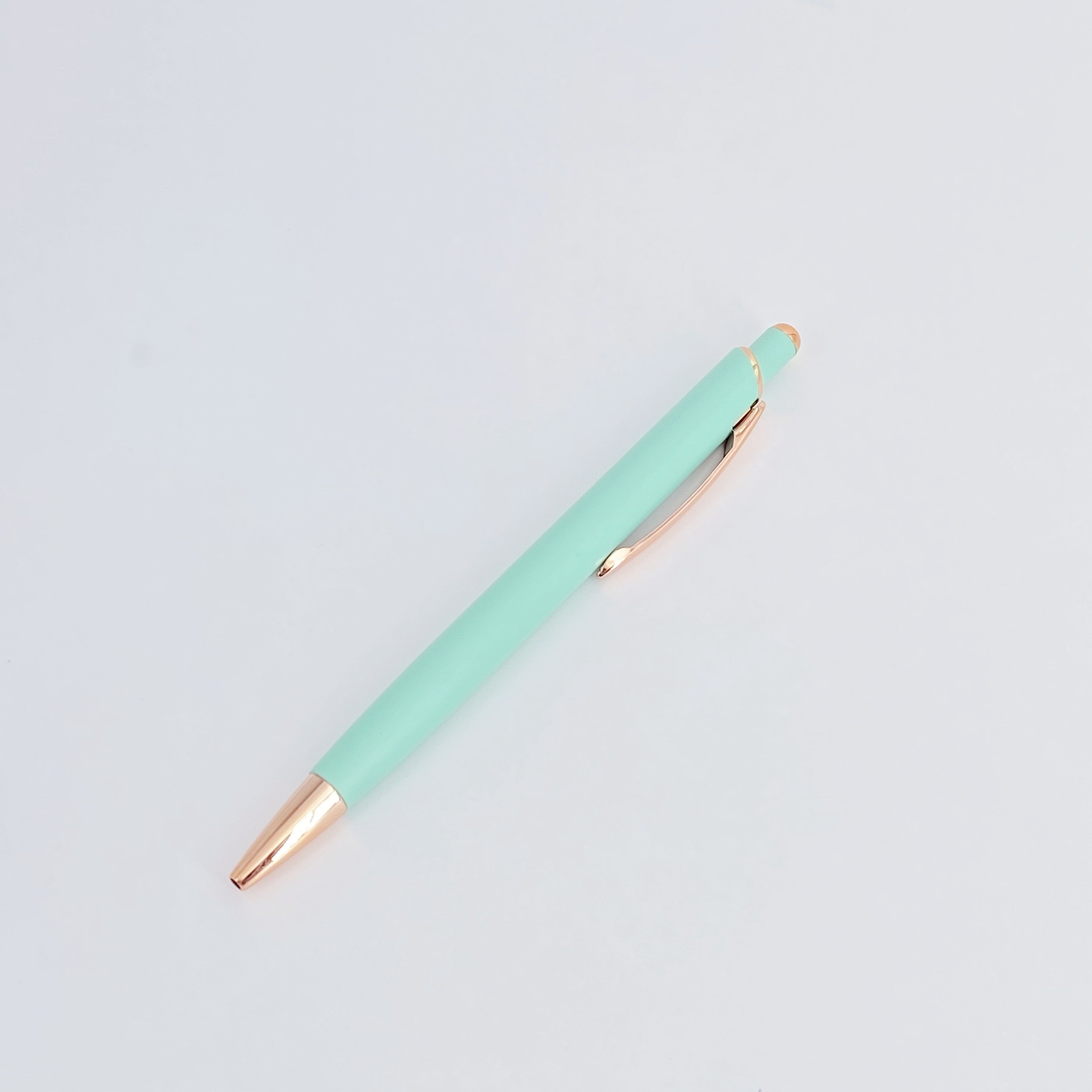 Colorful Aluminum Ball Pen Press Ballpoint Pen School Office Stationary