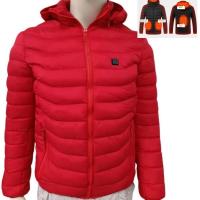 Buy cheap 4 Heating Zones Electric Heated Jacket hoodie S Red men and women product
