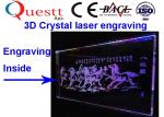 Easy Instalallation 3D Crystal Laser Engraving Machine 300x400x130 Mm ISO