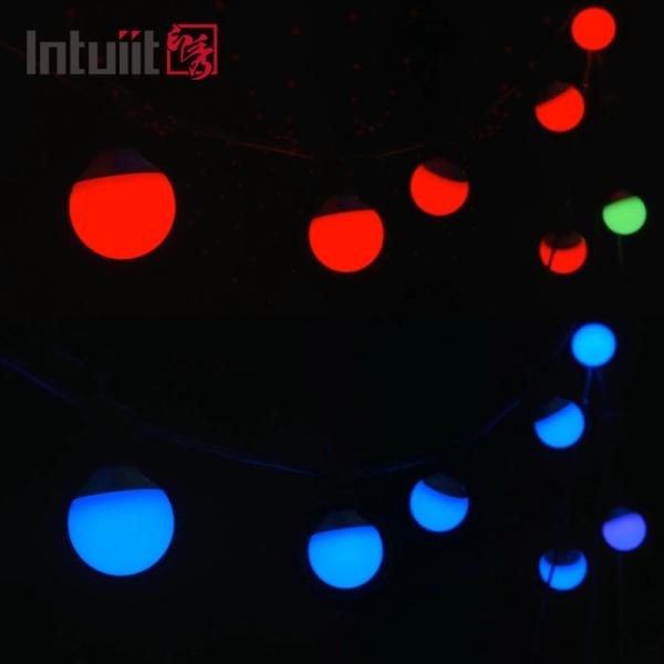Buy cheap DMX LED Globe Patio Lights Waterproof Hanging For Porch Party Decor from wholesalers