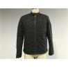 Buy cheap Winter Mens Nubuck Leather Jacket Charcoal Color Mandarin Collar TW68174 from wholesalers