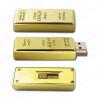 Buy cheap Golden Bar Metal USB Flash Drive, Graceful Bank Gifts Flexible Memory Stick Hard Box Pack from wholesalers