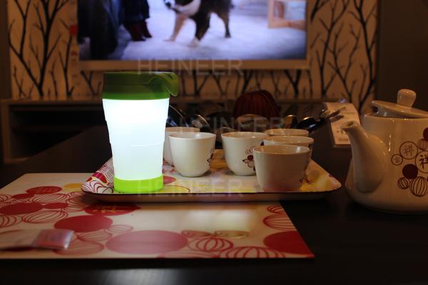 Buy cheap Heineer original product,water cup with solar powered light inside from wholesalers