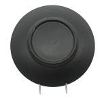 Home Matte Black Melamine Plates Round Dinnerware Plate Set 13''