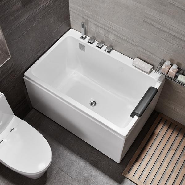 Buy cheap Length 1.3m Freestanding Air Massage Bathtubs Skirted Body Soaking from wholesalers