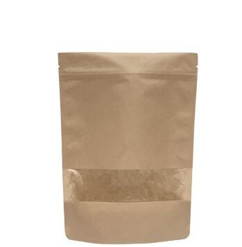 FDA grade printing stand up packaging Bag for tea bag coffee packing k stand up kraft paper bag