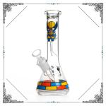 Wol Verine Glass Beaker Bong Smoking Water Pipe Heady Glass Bongs Hookah Pipes