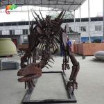 ISO Zigong Real Size Dinosaur Skeleton Replica For Museum Exhibition