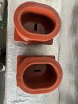 24kv Casting Resin Switch Cabinet Through Wall Bushing For 40X10 Copper Bus-Bar