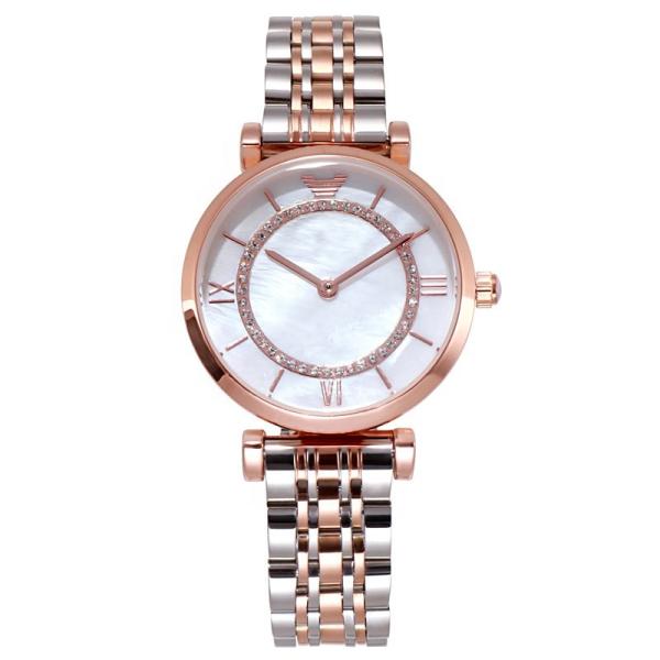 Buy cheap Diamond Rose Gold Wrist Watch For Ladies Japan Movt ODM Available from wholesalers