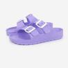 Buy cheap PVC Women'S Casual Slide Sandals , 36EU Double Buckle Sandals Womens from wholesalers
