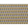 Buy cheap Gold Color Flexible Woven Metal Mesh Fabric Oxidation For Room Divider from wholesalers