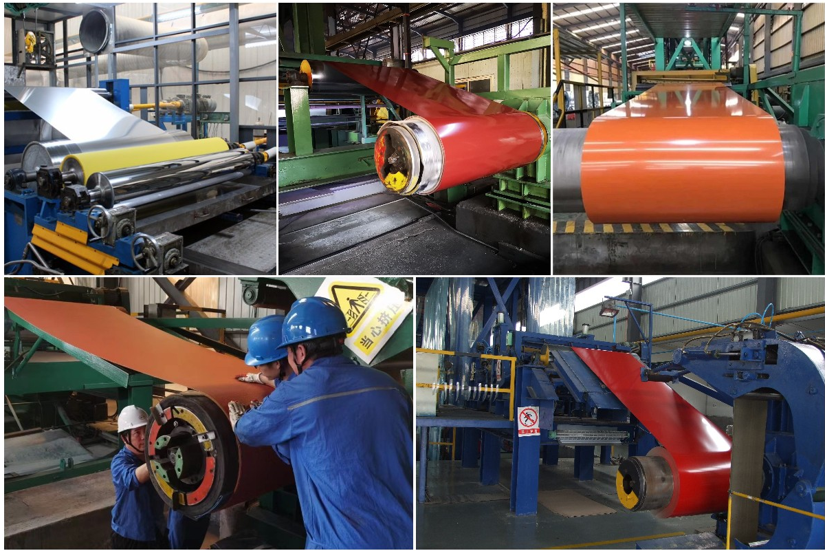 White PPGI Steel Coil Customized Color Pre Painted Galvanized Coil Q235