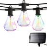 Buy cheap IP65 Hanging Bulb Lights Outdoor 27FT Waterproof Diamond Shaped String Light from wholesalers
