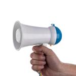 Active PMPO 10W 5W Mini Plastic Toy Small Handy Megaphone for Active Play