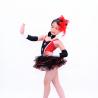 Buy cheap Children'S Dance Clothes Black Red Sequin Tutu Skirt For Solo Performance from wholesalers