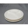 Buy cheap 9" Or 10" Round Biodegradable Sugarcane Plates 3 Compartment from wholesalers
