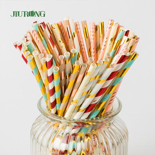 Buy cheap Commercial Biodegradable Kraft Paper Straw For Christmas Party from wholesalers
