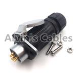 High Performance Industrial Power Connectors , Led Cable Connectors Bayonet