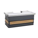 Cold Rolled Steel Cashier Cabinet Checkout Counter 550 - 1200mm Width Options