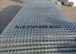 Square Hole Welded Carbon Steel Wire Mesh Hot Dipped Gal / PVC Coated Plain
