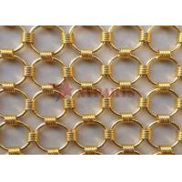 Buy cheap ø2.0*20mm Carbon Steel Ring Mesh Fabric As Divider For Interior Decoration product
