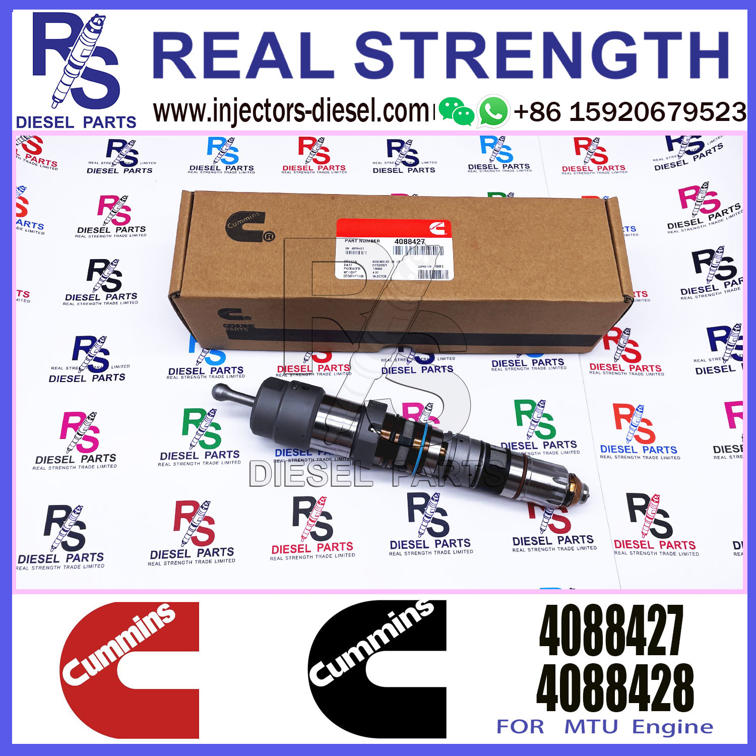 Diesel Common Rail Fuel Injector 4088416 4087893 4001813 4088428 4088427 4326781 4326780