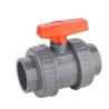 Buy cheap Water PVC True Union Ball Valve Lightweight Anticorrosive Grey Color from wholesalers