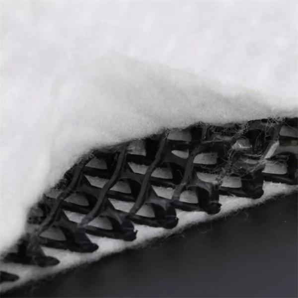 Buy cheap Black White Three Dimensional Composite Drainage Network Geonet Hdpe 5 Mm Drainage Mat Nonwoven Fabric from wholesalers
