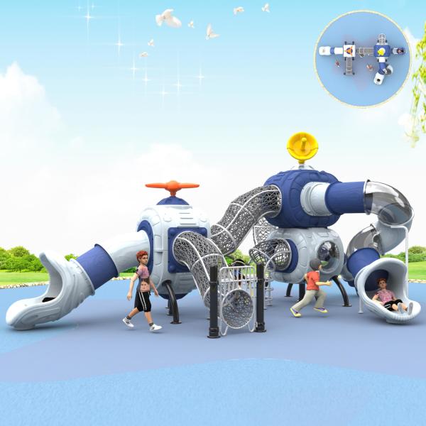 Buy cheap Eco Friendly Outdoor Playground Slide Childrens Play Centre Equipment 500kg from wholesalers