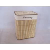 Buy cheap bamboo laundry basket product