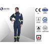 Buy cheap XL Navy blue 100% FR Cotton Flame Retardant Work Clothes FR Coverall from wholesalers