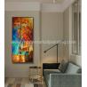 Buy cheap Street Light Palette Knife Oil Paintings Handpainted On Linen Canvas For Decoration from wholesalers