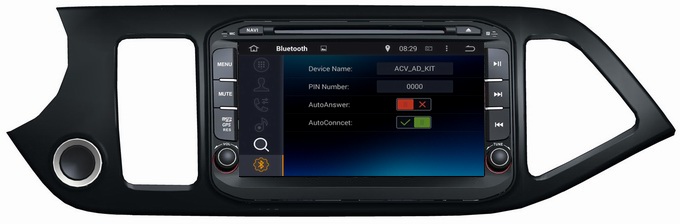 Ouchuangbo Car Stereo DVD Radio Audio for Kia Picanto 2014 GPS Navigation Android 4.4 System OCB-8057D