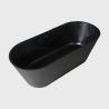 Buy cheap 72x42 Modern Indoor Acrylic Black Corner Bathtub Freestanding Deep Soaking from wholesalers