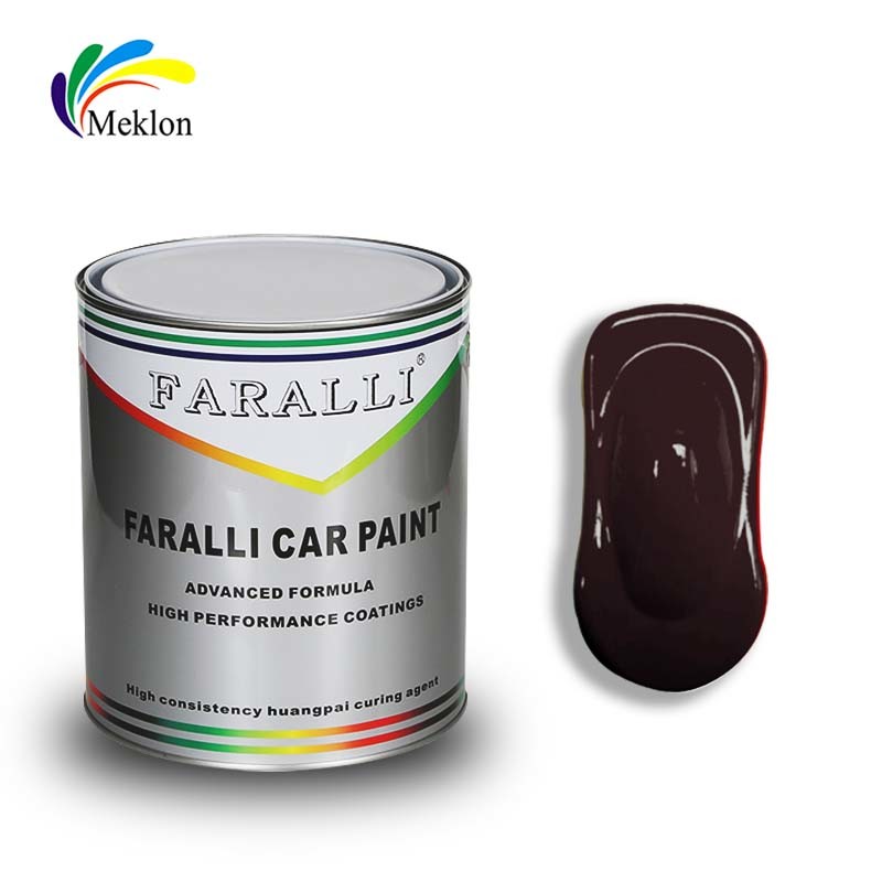 Weatherproof Car Paint Top Coat 2K Purple Blue Color Multipurpose