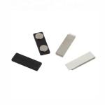 32x13x6mm Black Color Plastic Rectangular Magnetic Name Badge