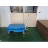 Buy cheap Twin Scissor Manual Lift Work Table Cart 1100lbs 62" Lifting Height from wholesalers