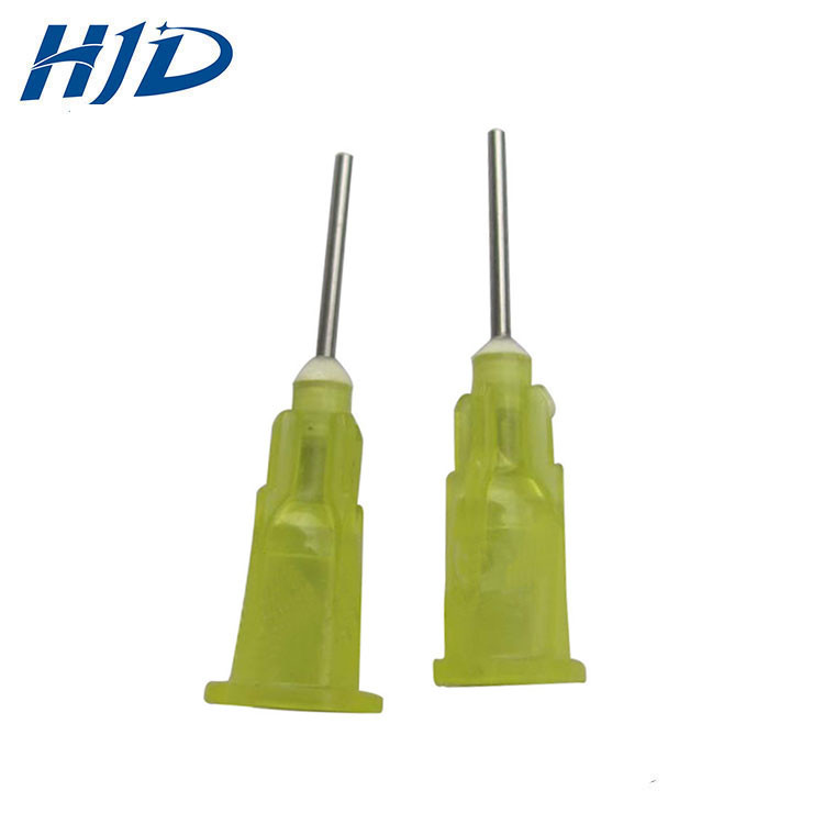 Disposable PP Glue Syringe Needle With Burr Free Polished Flexible Pin