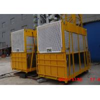 Buy cheap Building Goods Hoist Lift Customized Painted Twin Cage , Gantry Hoists product