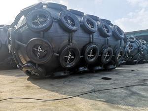 China 500mm*1000mm VLCC Floating Pneumatic Fender Large Oil Tankers ISO17357 on sale