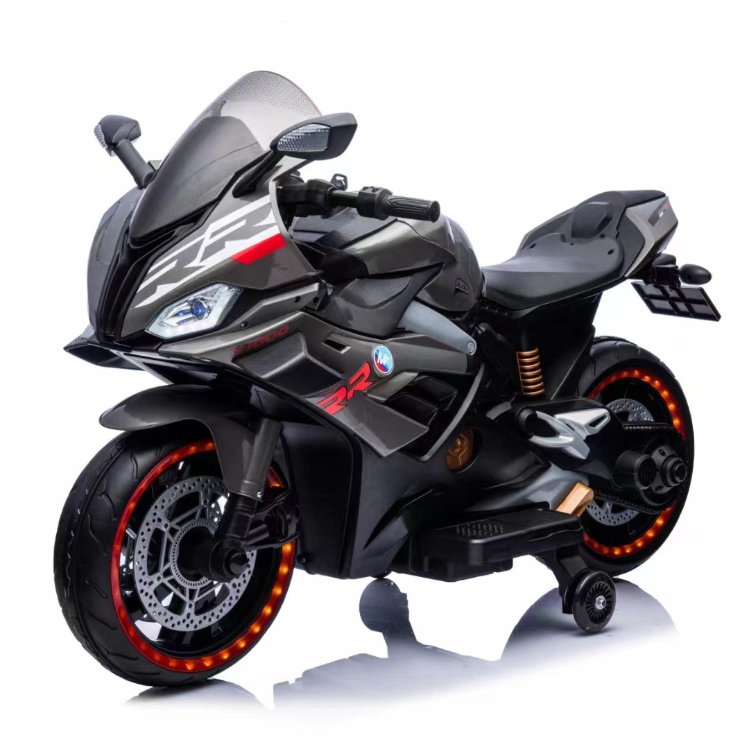 10 Mph Electric Ride On Motorcycle Toy For Kids With Engine Sounds