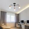 Buy cheap Wood Chandeliers Home Lighting Fixtures Black Rustic Ceiling Lamp(WH-WA-25) from wholesalers
