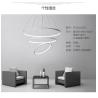 Buy cheap BOIV2062ABC Round White Color Black Pendant Lightings And Handelier Simple from wholesalers
